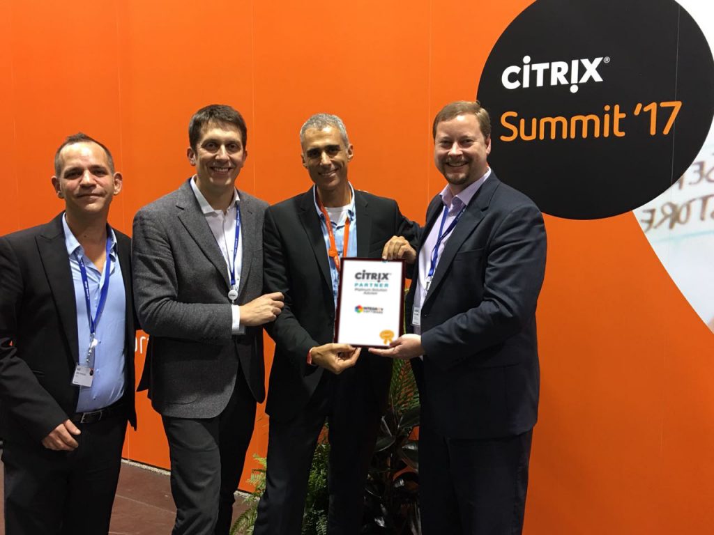 בטקס באירוע השותפים בלוס אנג'לס – סיטריקס העניקה לחברת אינטגריטי את התואר "שותף פלטינום"