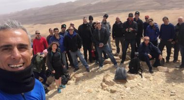חוג הטיולים CIO Netwalking חזר בכל הכוח וטייל השבוע במכתש רמון