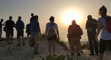 חוג הטיולים CIO Netwalking פתח את הקיץ בטיול שקיעה מהמם