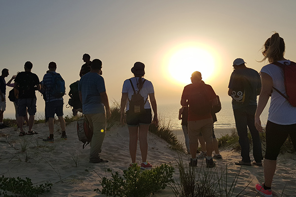 חוג הטיולים CIO Netwalking פתח את הקיץ בטיול שקיעה מהמם